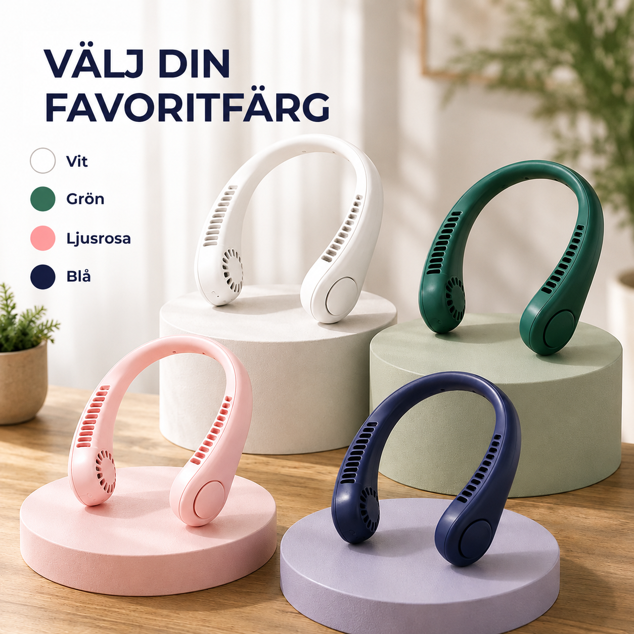 NeckBreeze™ – Handfri svalka, vart du än går