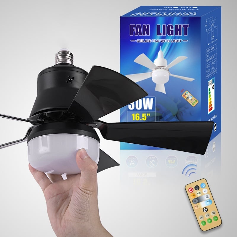 LampFläkt™ - Takfläkt och belysning i ett – installerad på 60 sekunder