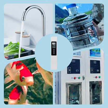 AquaTest™ – 3-i-1 vattentestare för hem, akvarium och resa